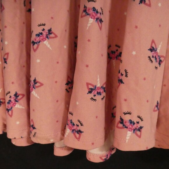 JENNA & JESSIE | 4T | Pink Short Sleeve Dress | Bow Neckline Back Design - Picture 15 of 16